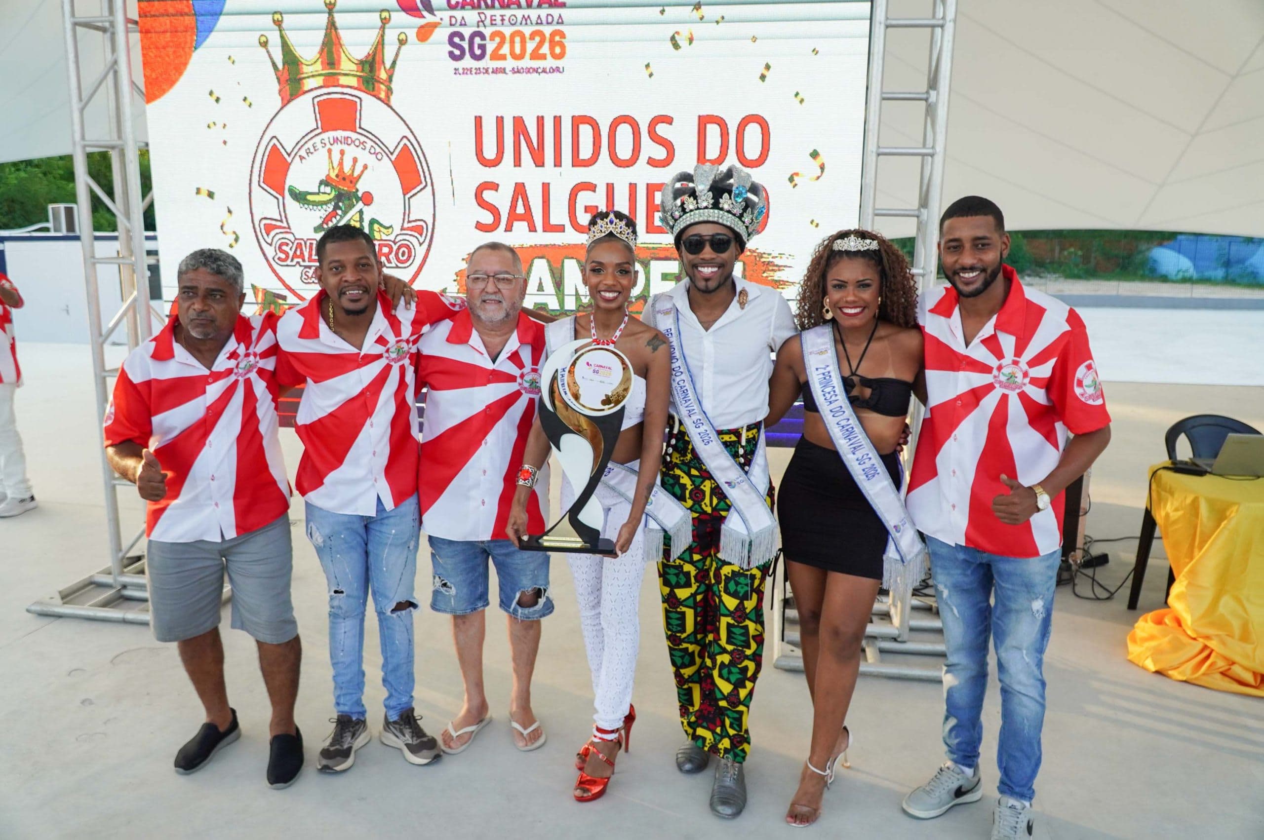 Unidos do Salgueiro é campeã do Carnaval da Retomada 2026 em São Gonçalo